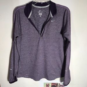 Nike Women’s Dri-Fit Element  Running Half Zip Top